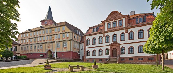 Die beiden historischen Schlösse von Bad König. 