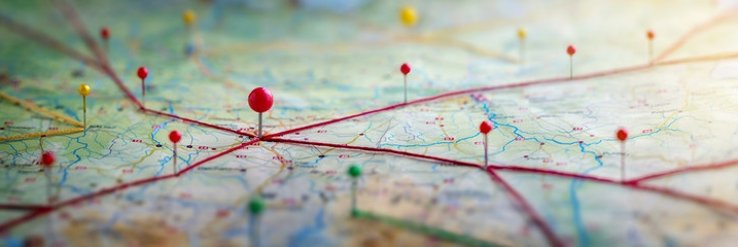 Symbolbild Landkarte