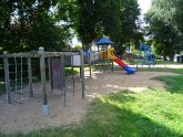 Blick auf den Kinderspielplatz in Zell