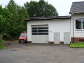 Blick auf das Feuerwehrhaus in Etzen-Gesäß