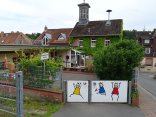 Blick auf den evangelischen Kindergarten in Nieder-Kinzig