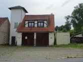 Blick auf das Feuerwehrhaus in Ober-Kinzig