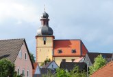 Blick auf die evangelische Kirche in Vielbrunn