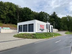 Sicht auf das neue Feuerwehrhaus Kinzigtal