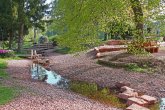 Wasserspielplatz im Kurpark Bad König