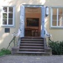 Anblick auf den Eingang in den Trausaal 