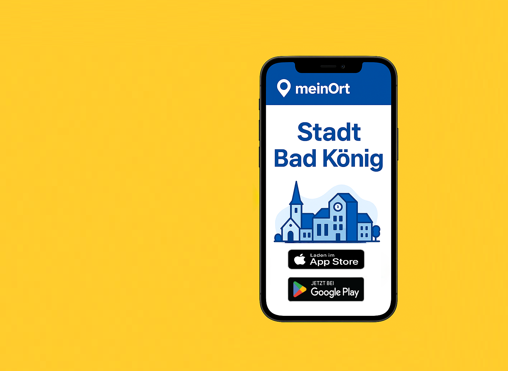 Werbebild für die Bad Königer Bürger-App