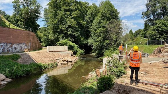 Mümlingunterführung an der Zeller Brücke
